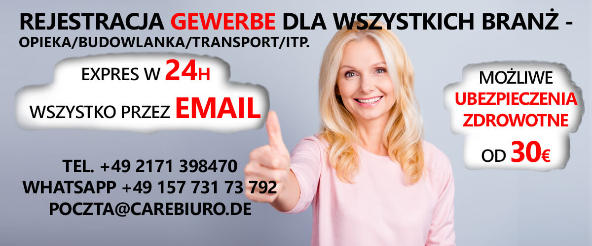 koszty firmy w Niemczech